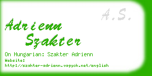 adrienn szakter business card